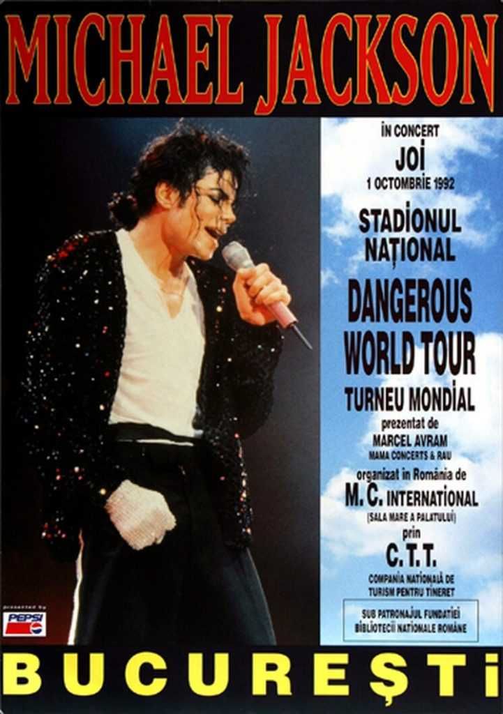 Michael Jackson Concert București 1992 1996