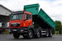 MAN TGS 35.400 / 8X4 / BASCULĂ 2 LATURĂ / HYDROBURT / BORDMATIC / EURO 5