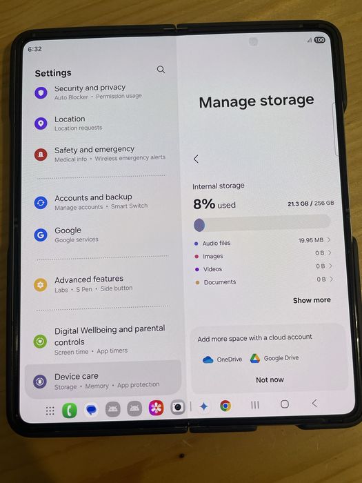 Samsung Galaxy z fold 5 256gb
