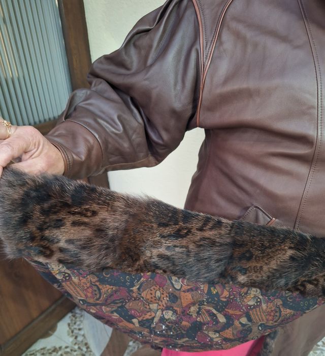 Palton piele naturala