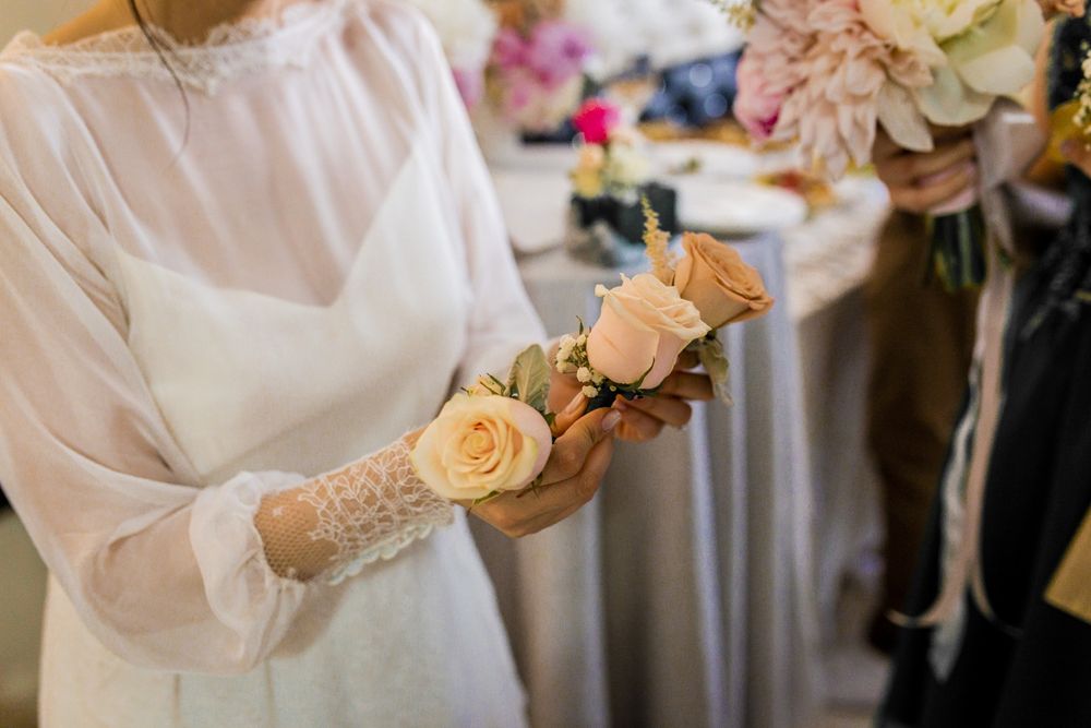 Rochie de mireasa marimea M Theia by Reverie Atelier