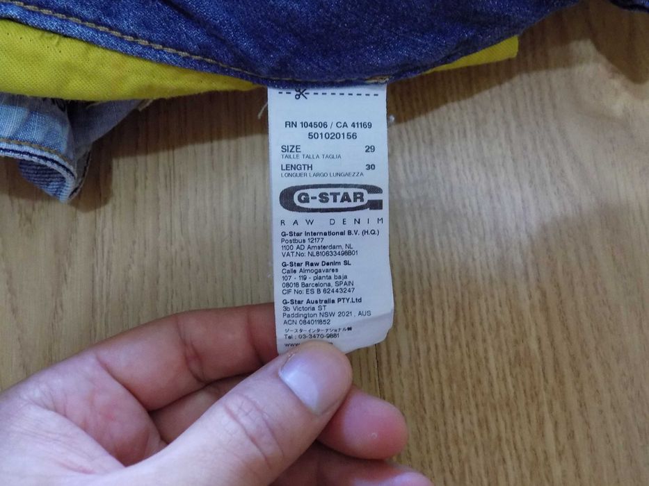 дънки g star raw g-star панталон долнище оригинални мъжки 32/32 29/30
