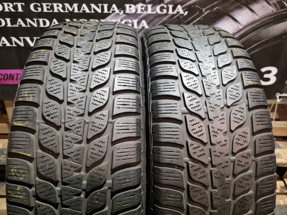 2 Anvelope Bridgestone 195.60.16 m+s iarnă 5,5 mm profil