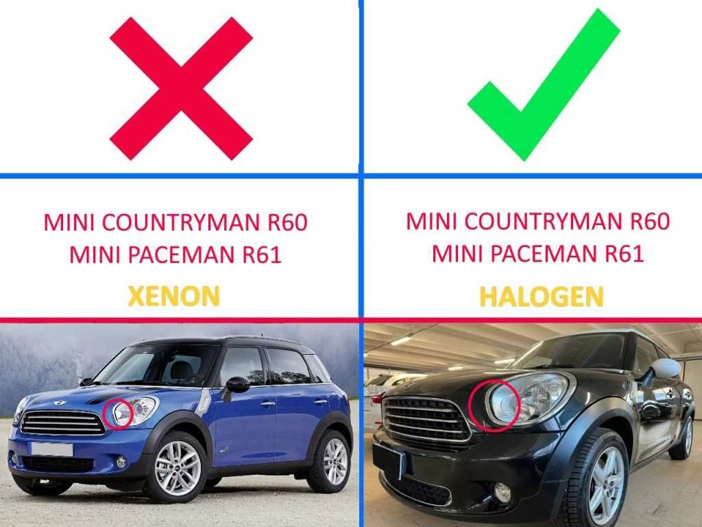 Стъкла за фарове на Mini Countryman R60 , Mini Paceman R61 - Halogen