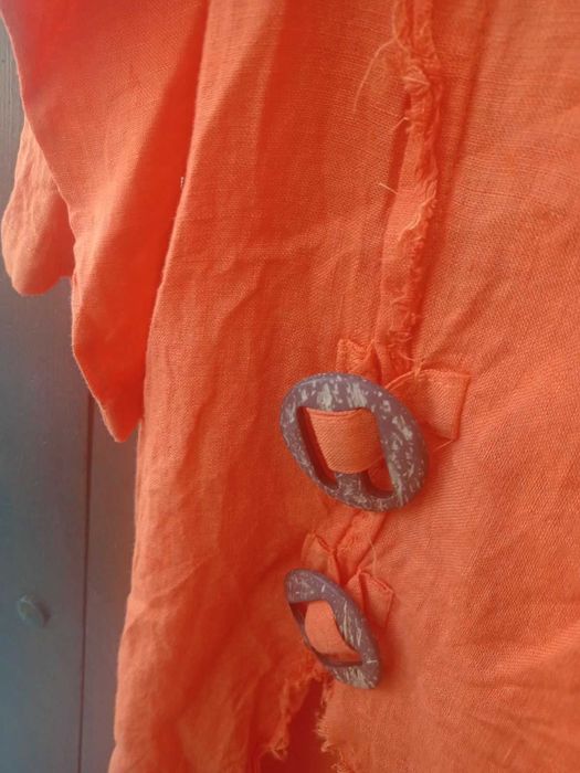 Прекрасна ленена рокля, размер M - L