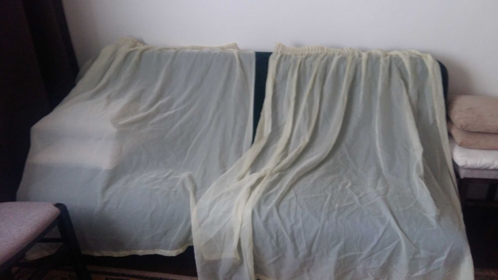 Perdele crem galbui voal perdea si material dublură de perdea 160h s
