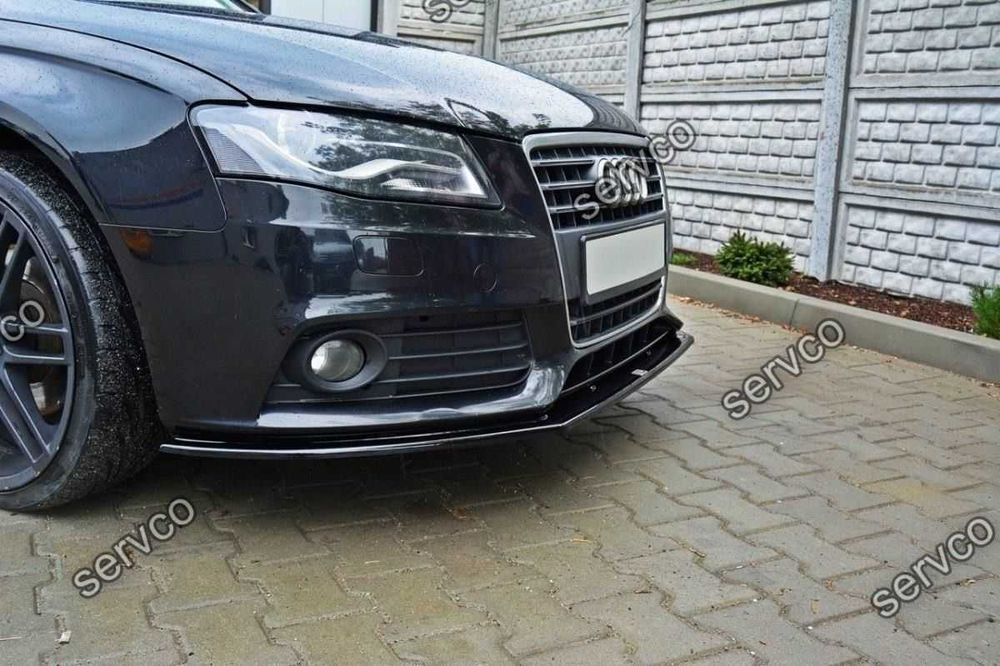 Prelungire splitter bara fata Audi A4 B8 2007-2011 v1 - Maxton Design