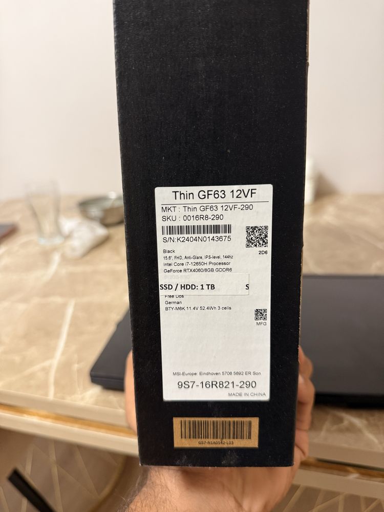 Гейминг лаптоп MSI 32GB Ram