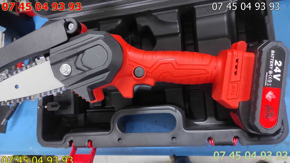 drujba mini drujba acumulator 24v incarcator cutie ca noua