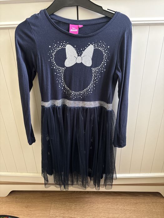 Rochie Minnie bleumarin, marimea 134