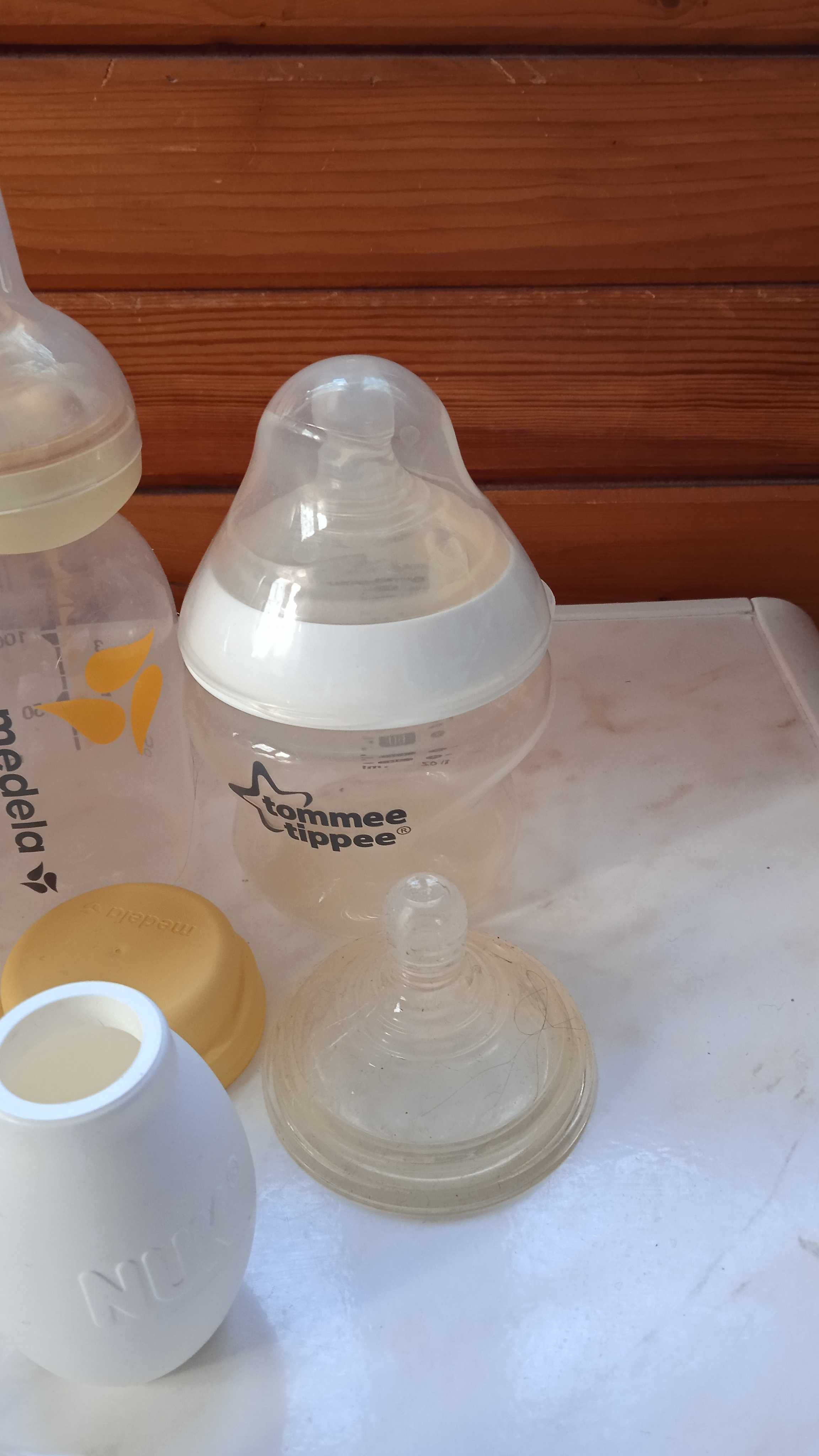 Шишета биберони и аксесоари за хранене на бебета Medela