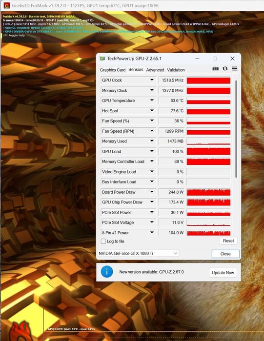 Placă video ASUS GeForce GTX 1080 Ti ROG STRIX de 11GB DDR5X 352-bit
