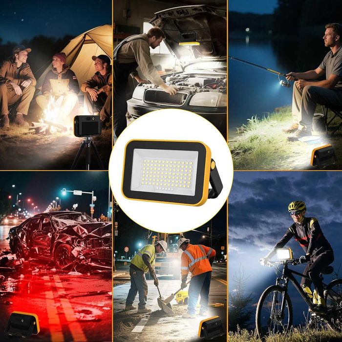 LED работна светлина, акумулаторни прожектори