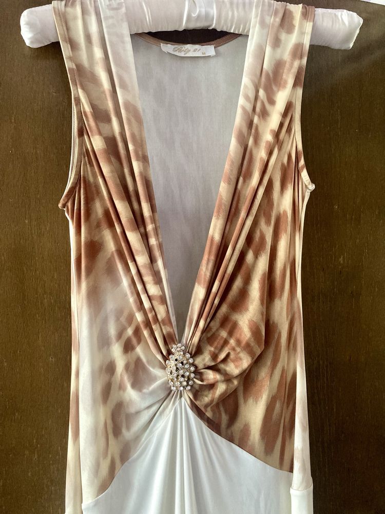 Rochie de seara, Leopard print