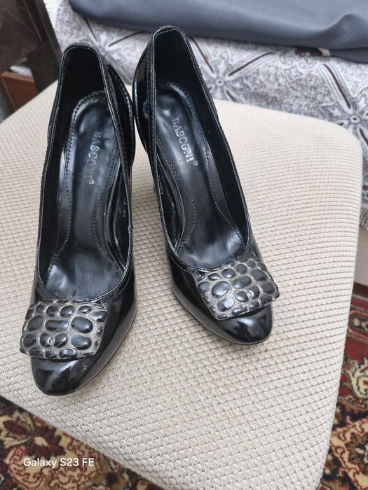 Туфли, кожаные, лакированные