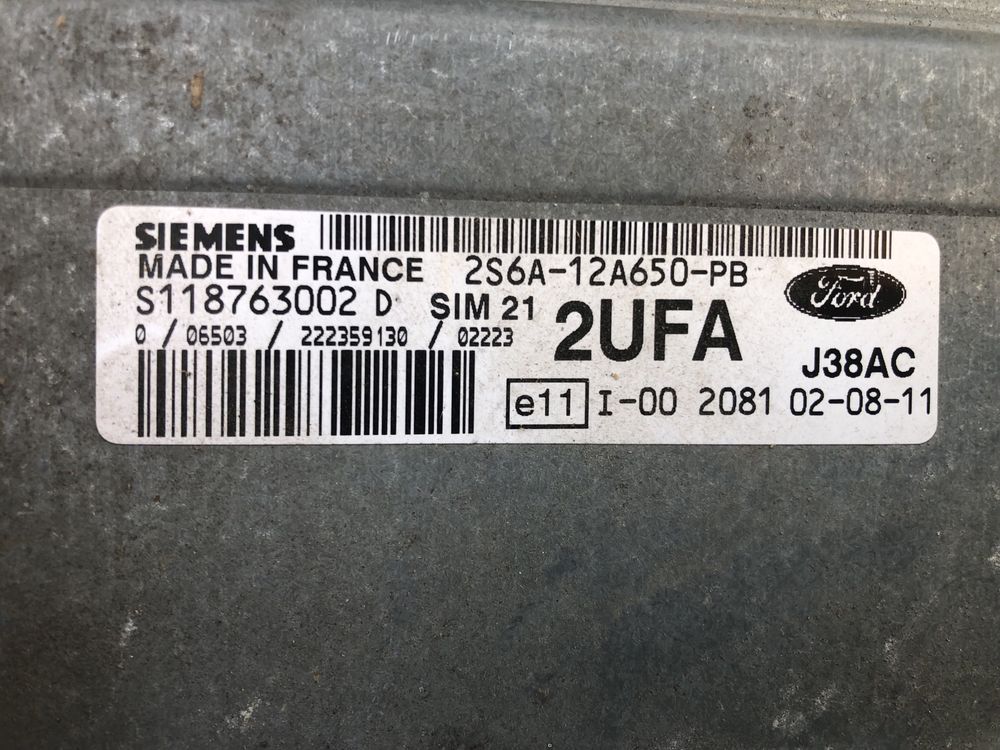 Calculator motor Ford Fiesta 2002-2008 SIM21/1,3 benzina