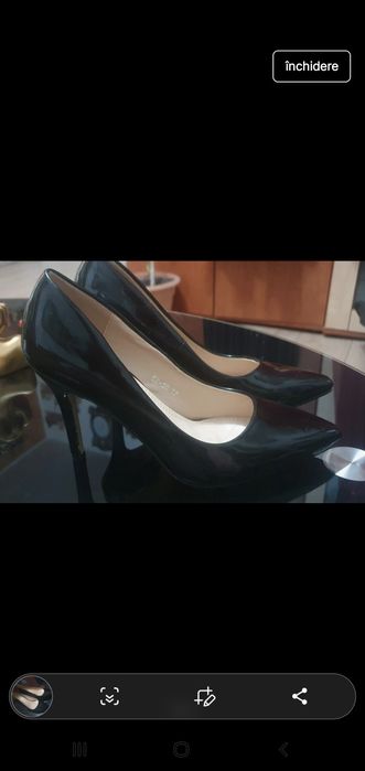 Pantofi stiletto negri