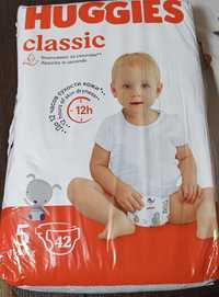 Подгузники Huggies Classic размер 5, 42 штук (вес 11-25 кг)