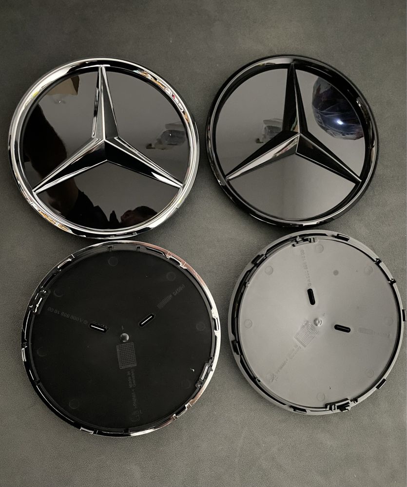 Emblema stea 18cm grila radiator centru Mercedes Benz W205 W213 C E A