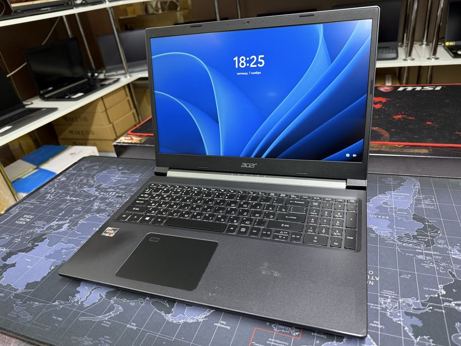 Игровой Acer Aspire 7 - Ryzen 5-5500U/8Gb/512Gb/RTX3050