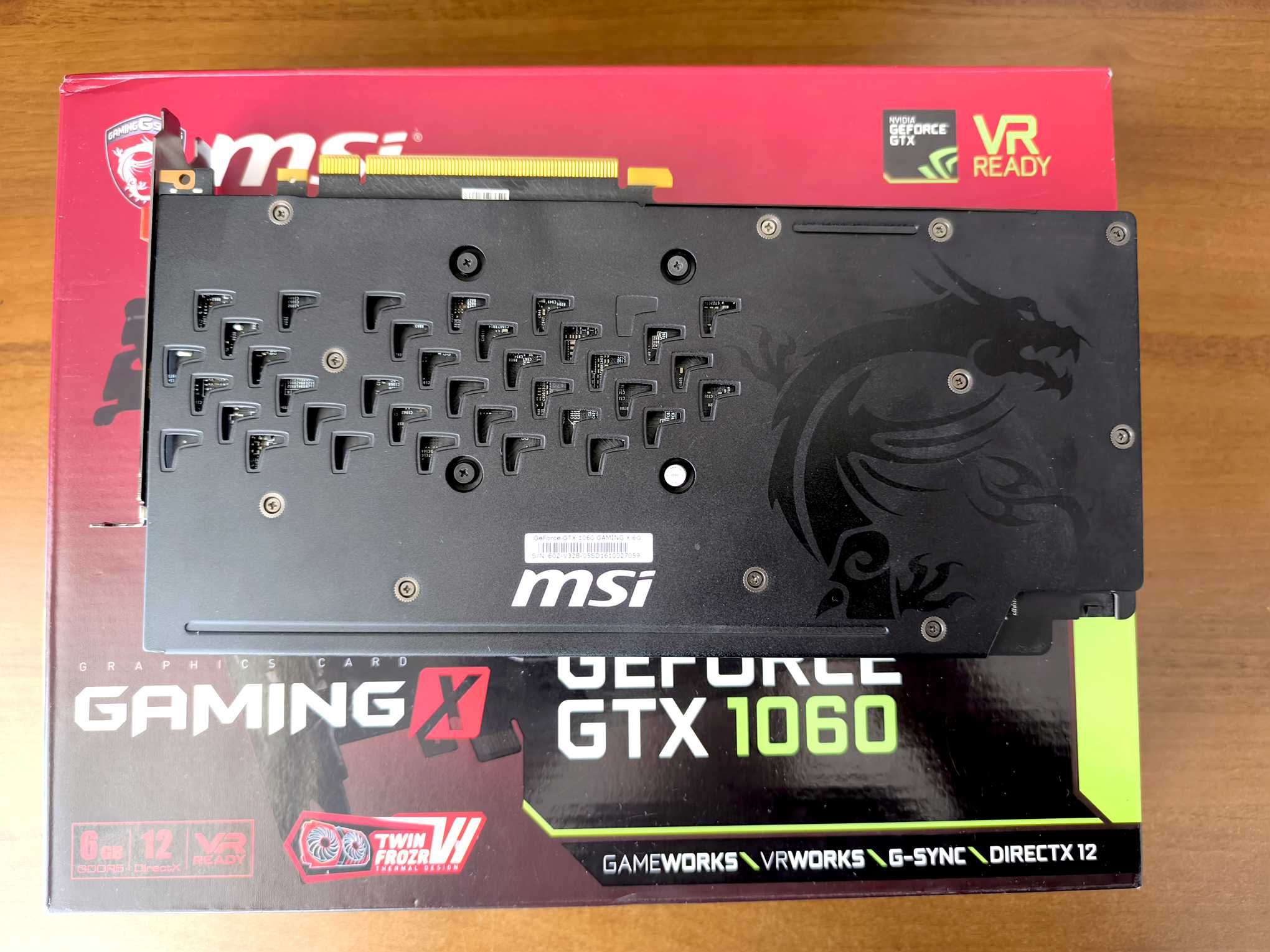 GeForce GTX 1060 GAMING X 6GB GDDR5 (192-bit) Видеокарта