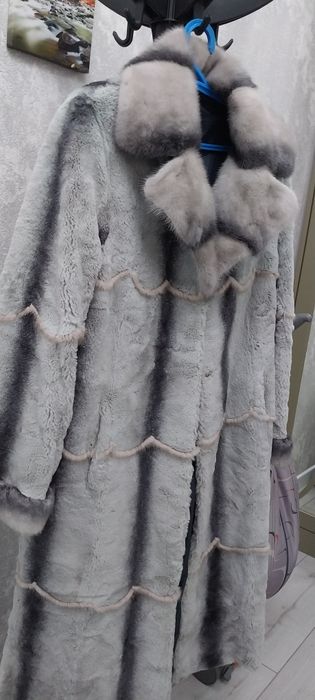 Норковая шуба стриженная