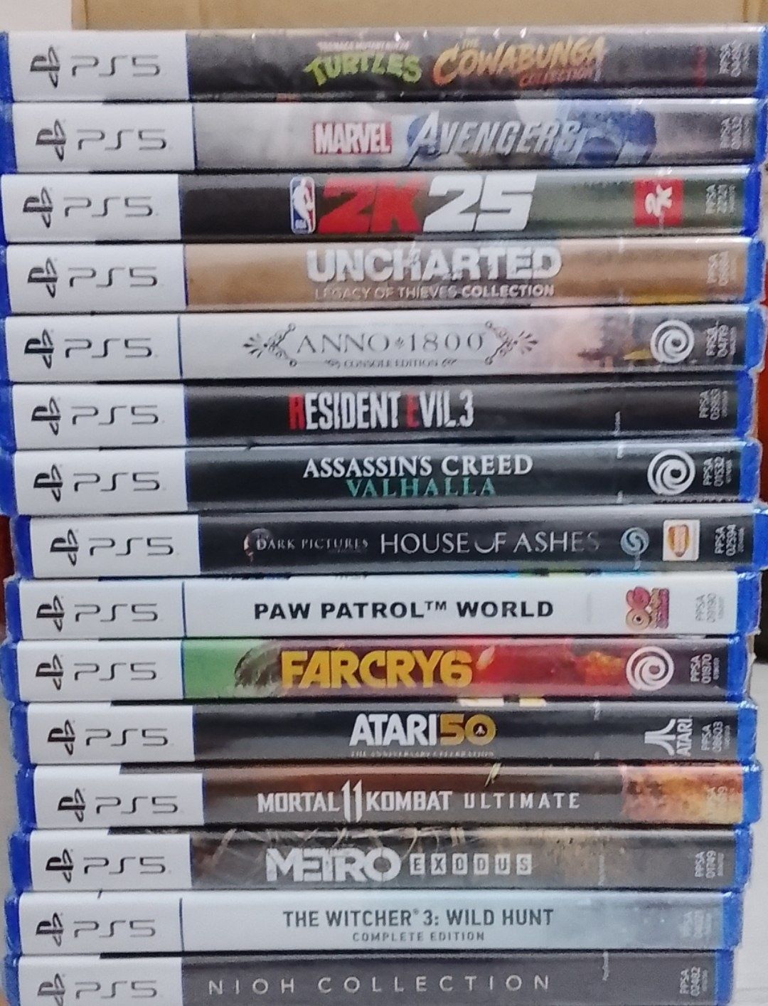 Новые диски ps4, ps5