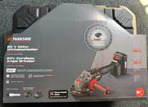 Polizor unghiular flex pe acumulator 20v Parkside Performance