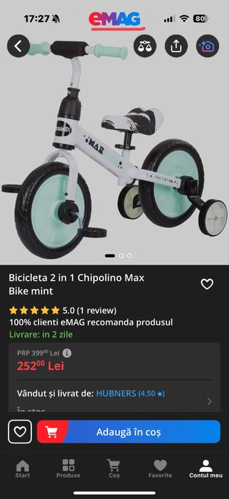 Vand bicicleta copii