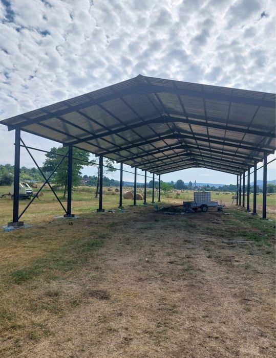 Vand hala metalica  structura metalica 10x25x4