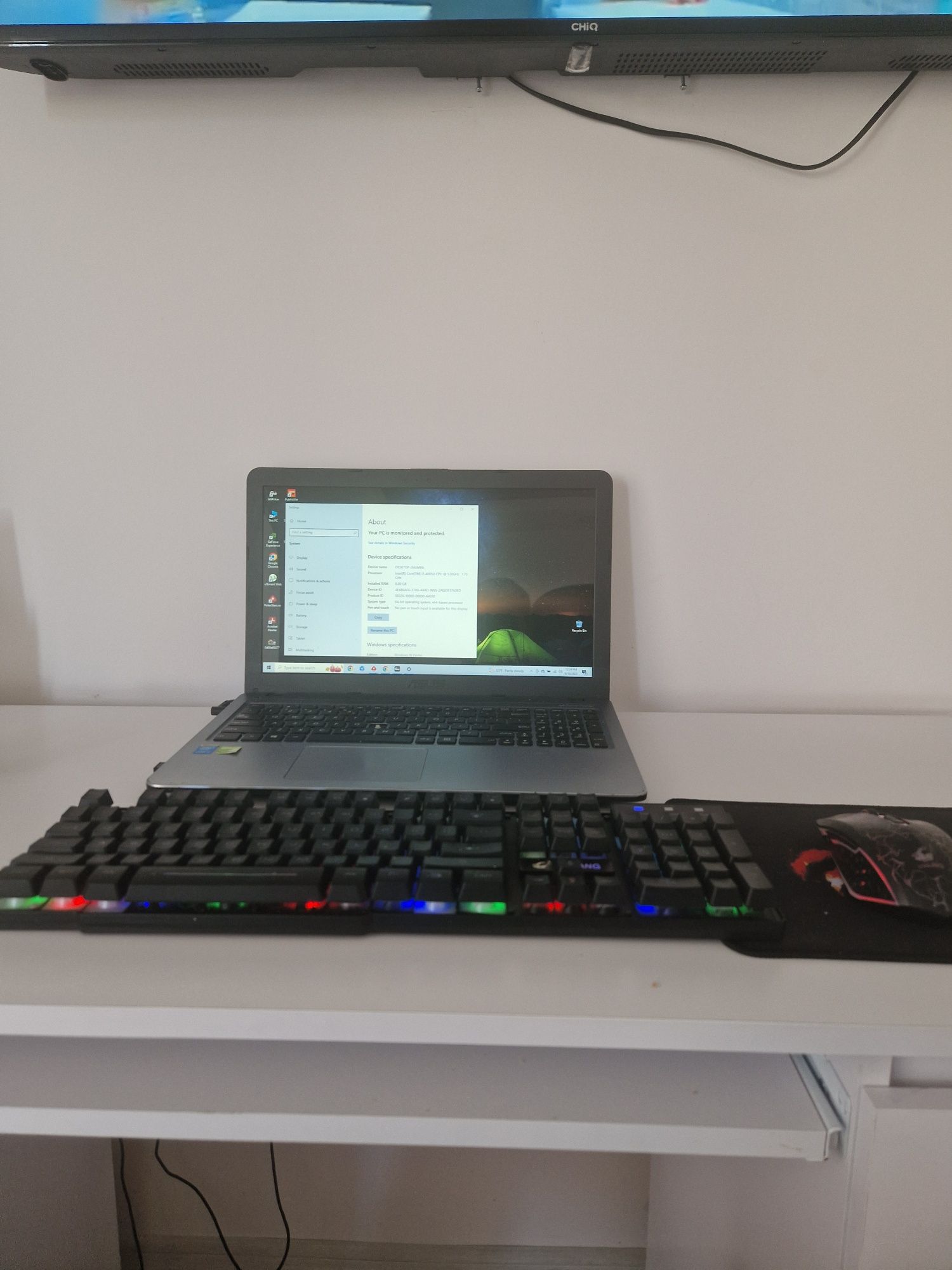 Laptop Asus! Mouse+Tastatura