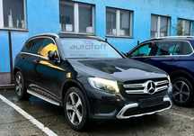 Praguri laterale Mercedes GLC Coupe C253 (2015+) din aluminiu