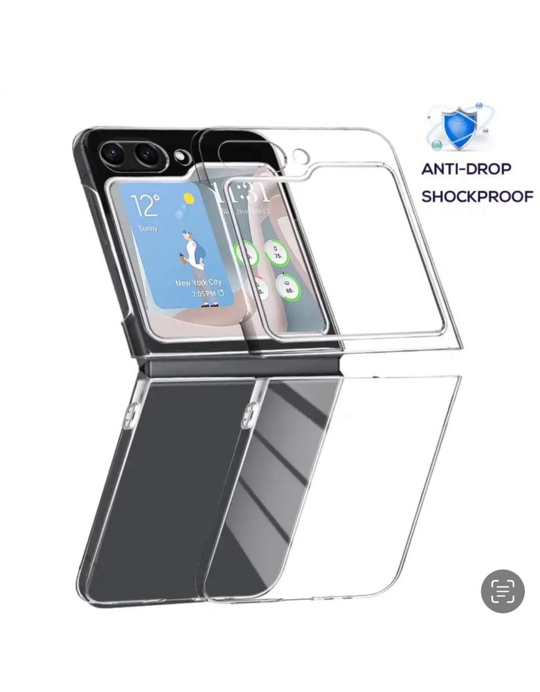 Samsung Z FLIP 3 4 5 6 Husa Ultra Slim Transparenta Pexi Fata + Spate