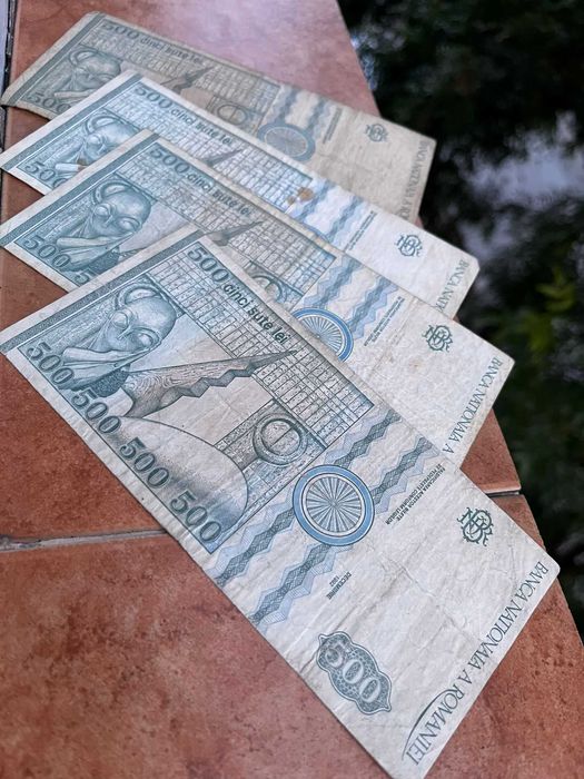 Bancnote vechi românești și străine – 9 buc – colecție