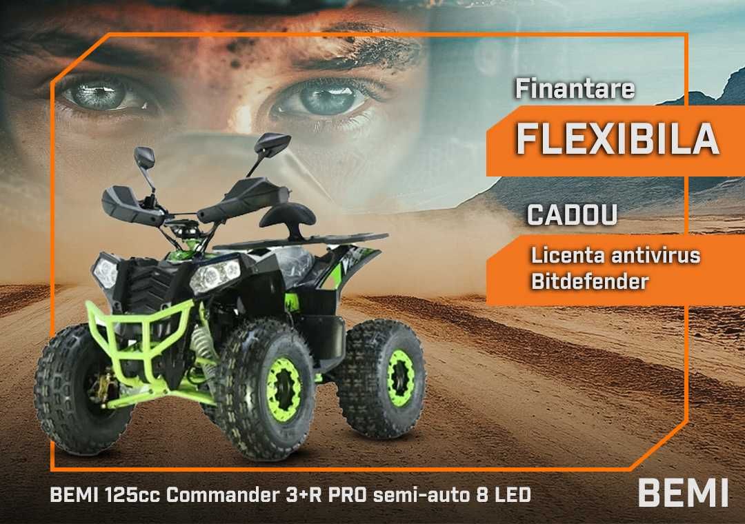 BEMI 125cc Commander 3+R PRO semi-auto 8 LED