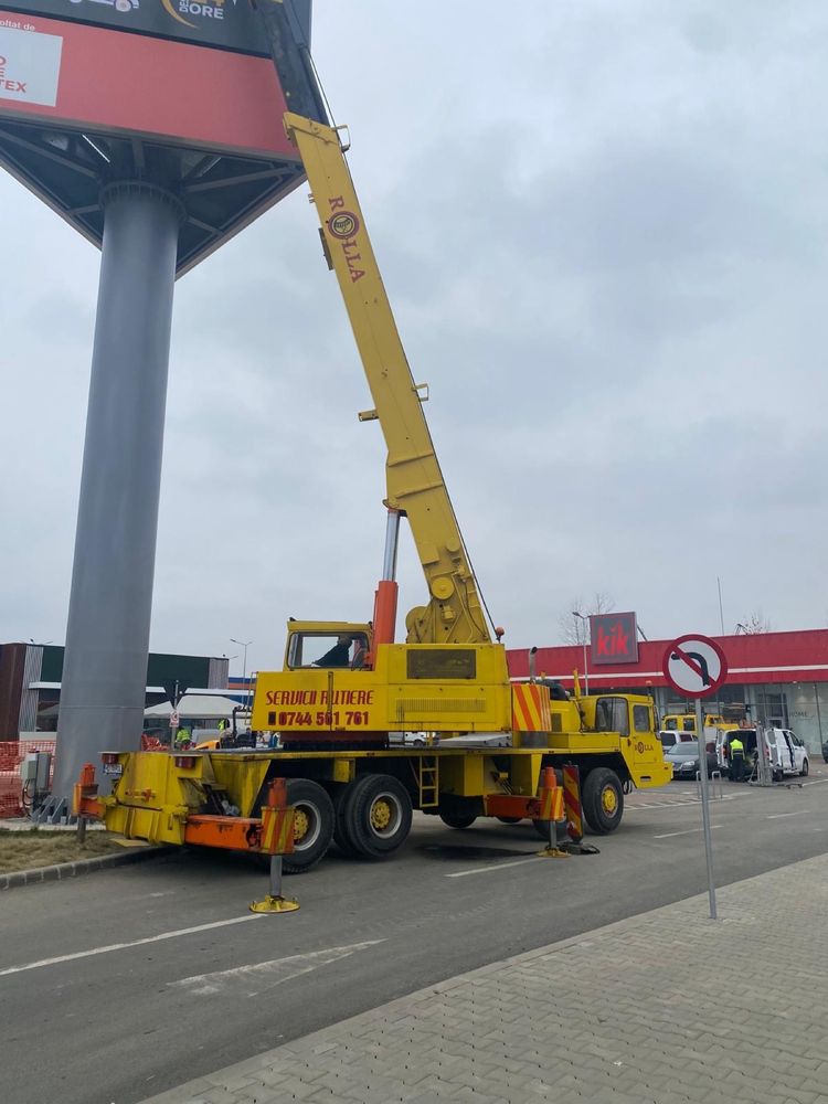 Inchiriere Macara/ Automacara /Macara Hiab de la 10 tone la 200 tone
