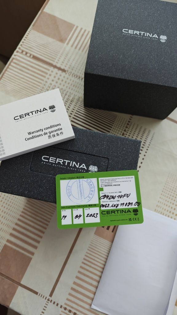 Часовник CERTINA DC Powermatic 80