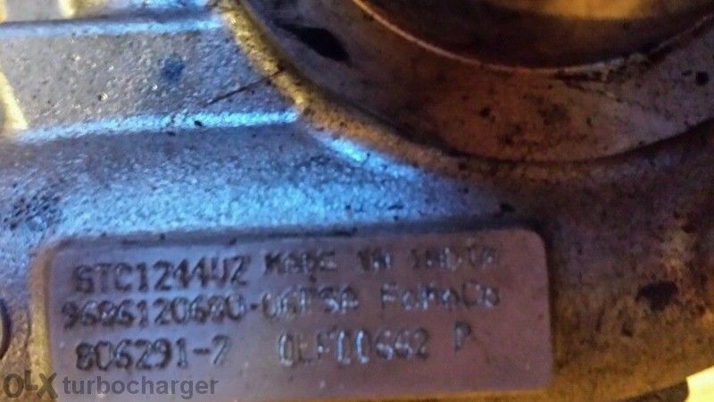Продавам турбо - турбина за Peugeot 308 , 3008 , 508 ; Ford Focus , C-