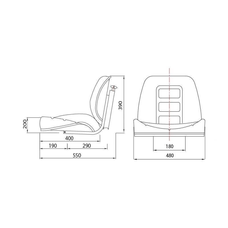 Scaun universal tractor sau stivuitor