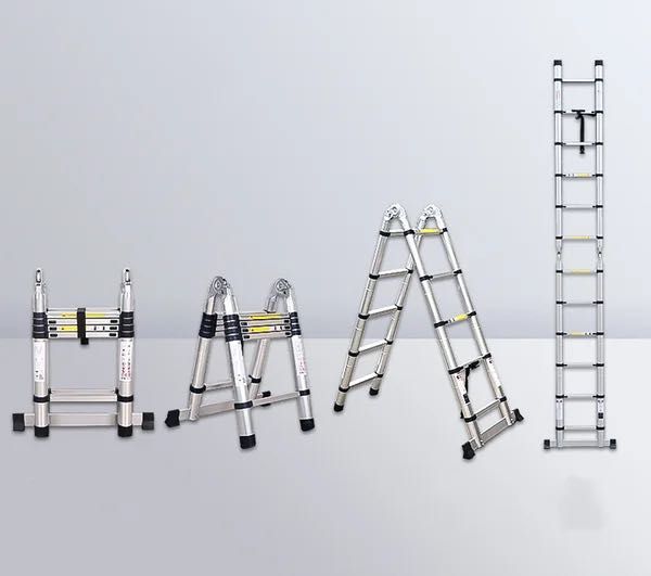 Стремянка-лестница телескопическая 1.6-2.7м ,10-18 ступеней