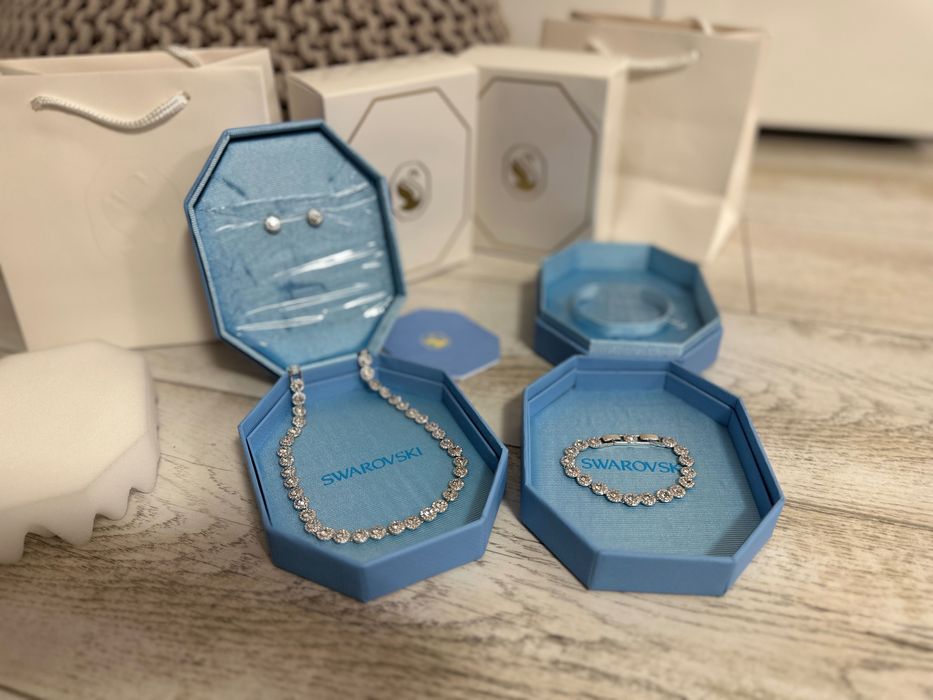 Set Swarvoski Angelic nou colier, brățară, cercei
