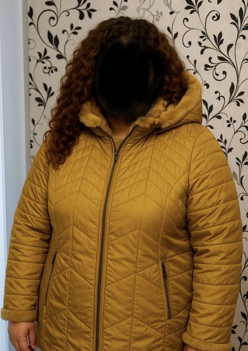 Geaca grosa cu doua fete