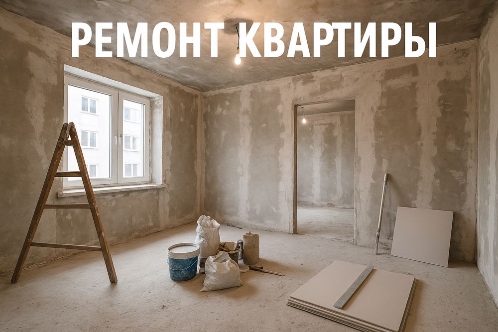 Профессиональный ремонт квартира под ключ. От А до Я!
