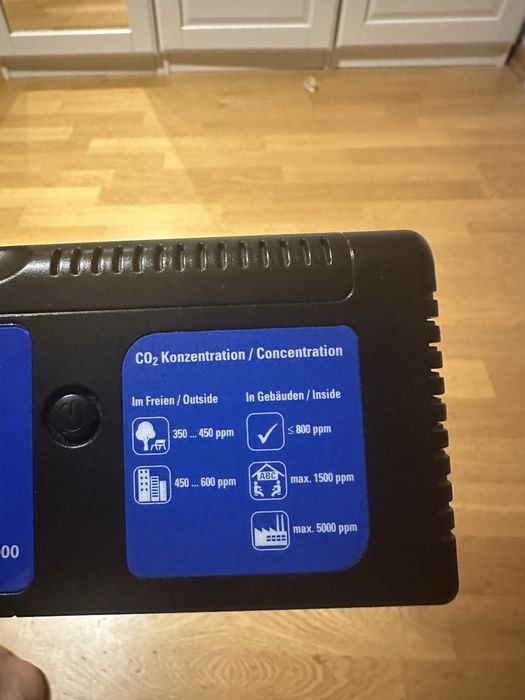 Детектор за въглероден диоксид TFA Dostmann AirCO2ntrol 3000