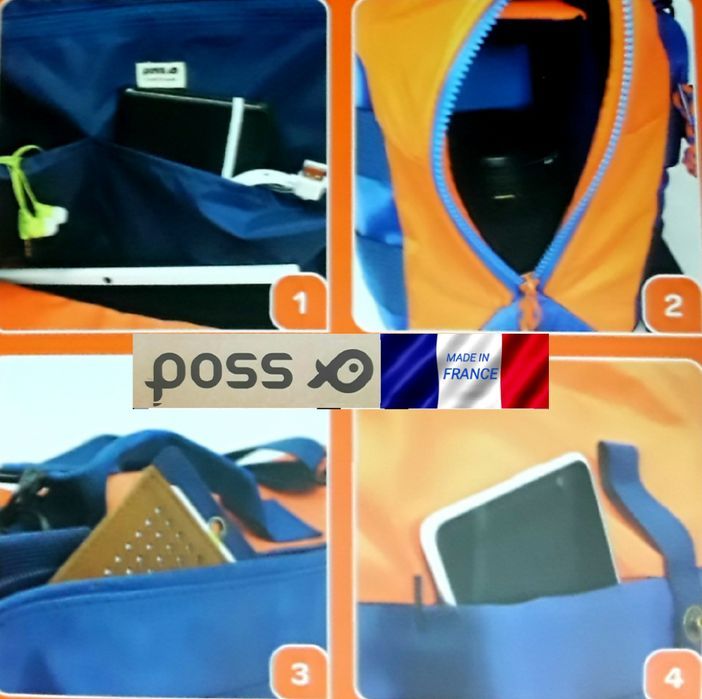 GEANTĂ PREMIUM POSS France Ideala Școală. Facultate, Servici - NOUĂ