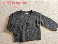 Pulovar amestec lana H&M 104/110