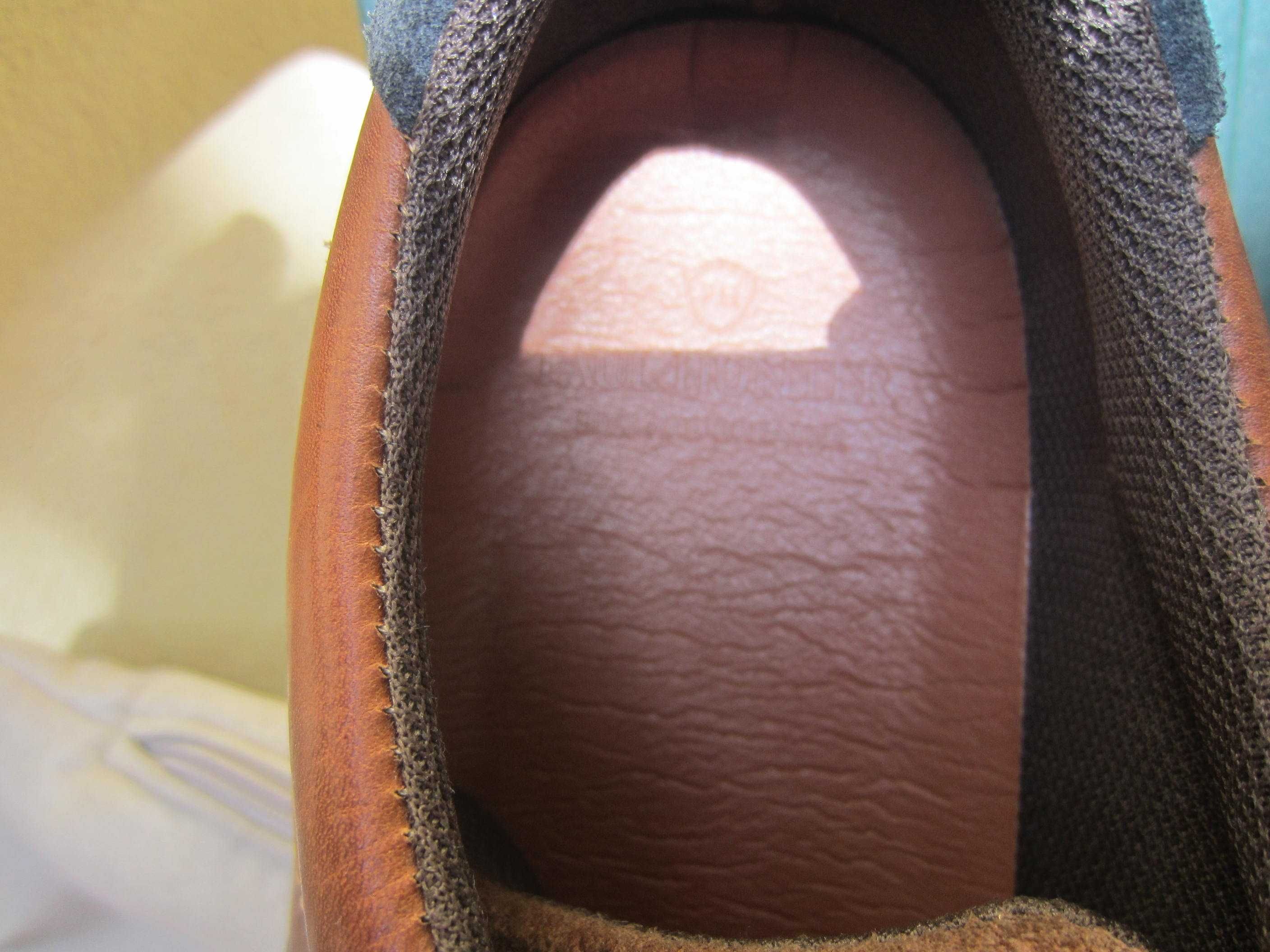pantofi Paul Hunter,  piele, masura EUR=44, maro,fabr. in Portugalia