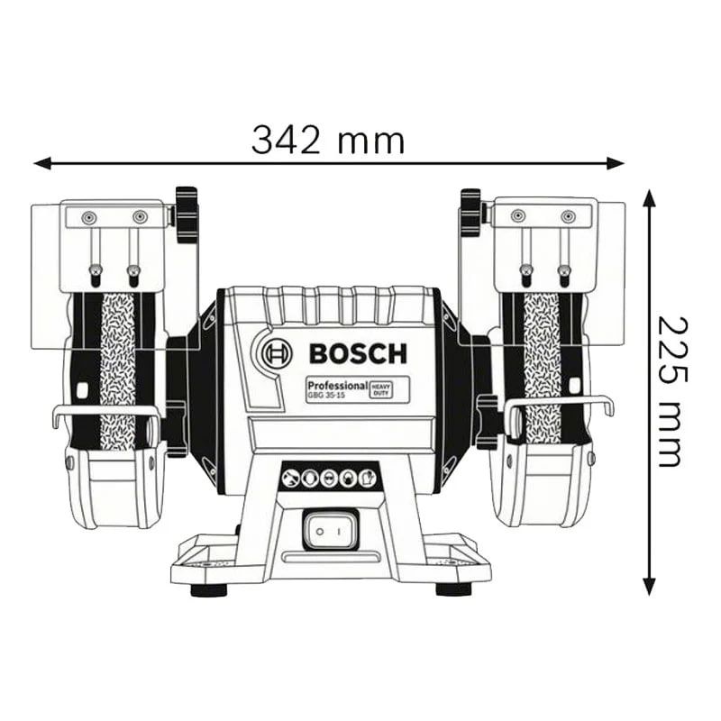 Точильный станок BOSCH GBG 35-15 Professional