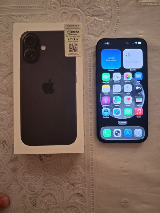 iPhone 16  8/128 yangi sotiladi