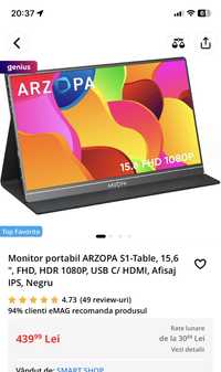 Monitor portabil 15.6 Azorpa
